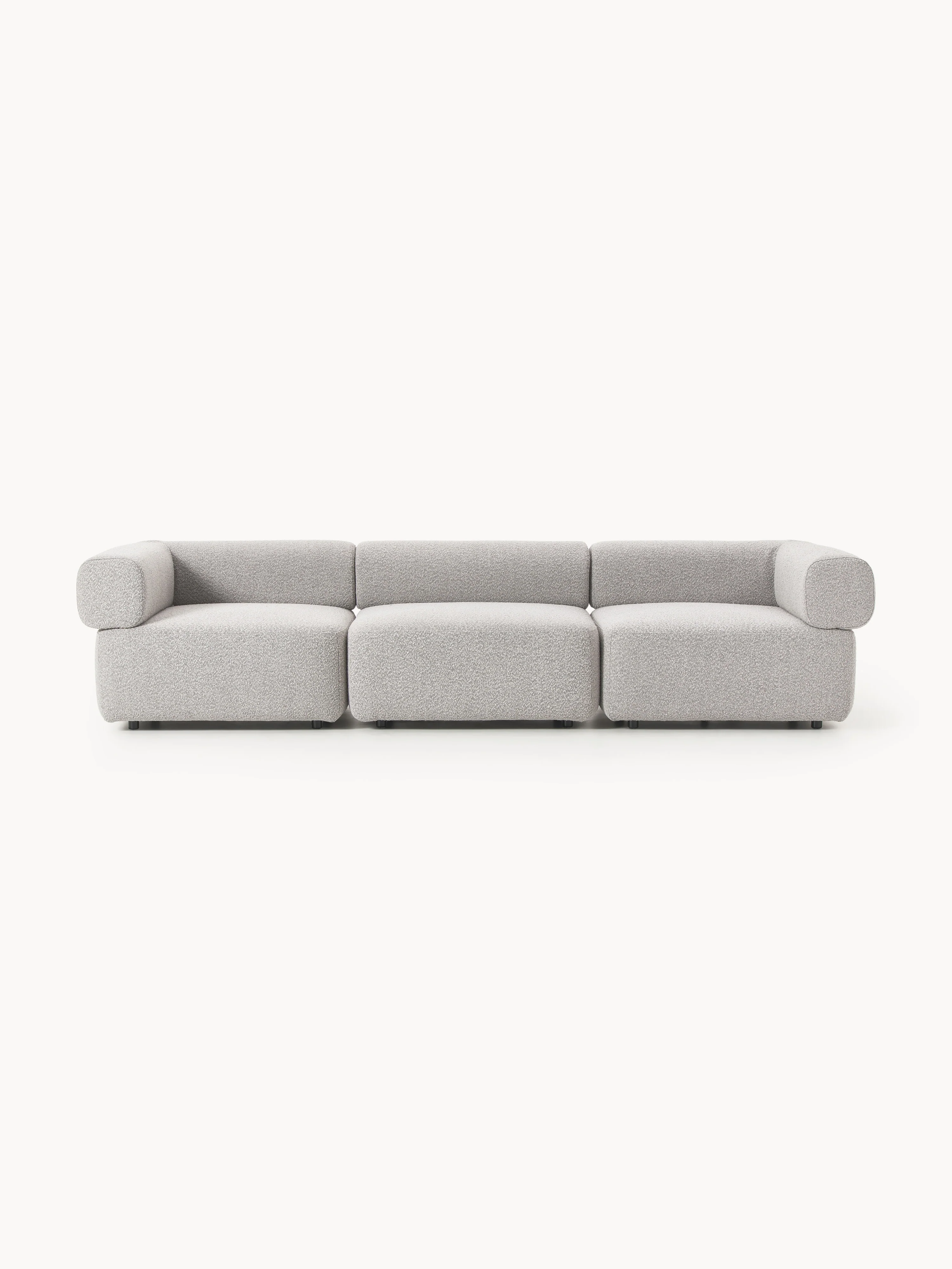 Modulares Bouclé-Sofa Anton (4-Sitzer)