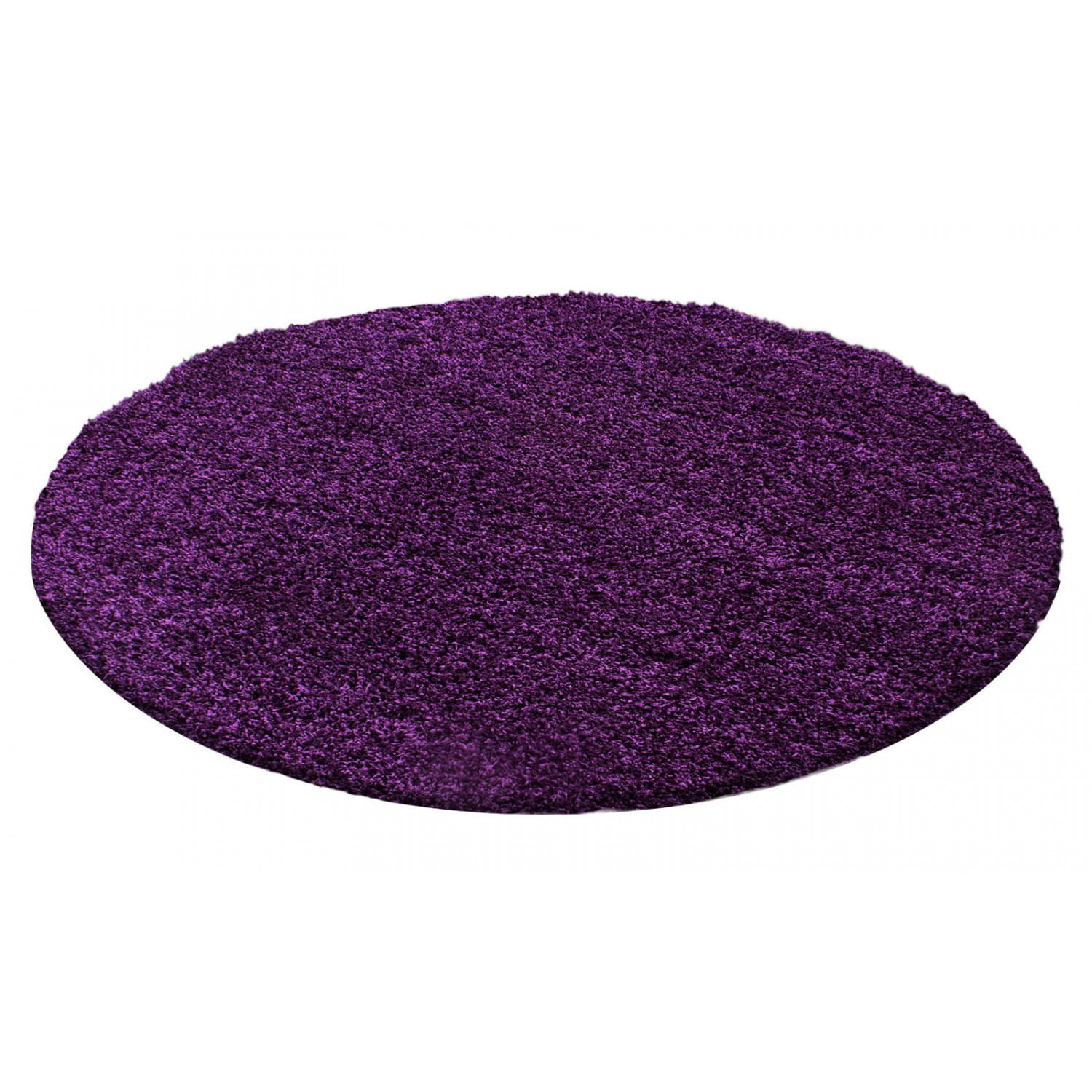 Dywan shaggyfioletowy 80 cm x 80 cm koło