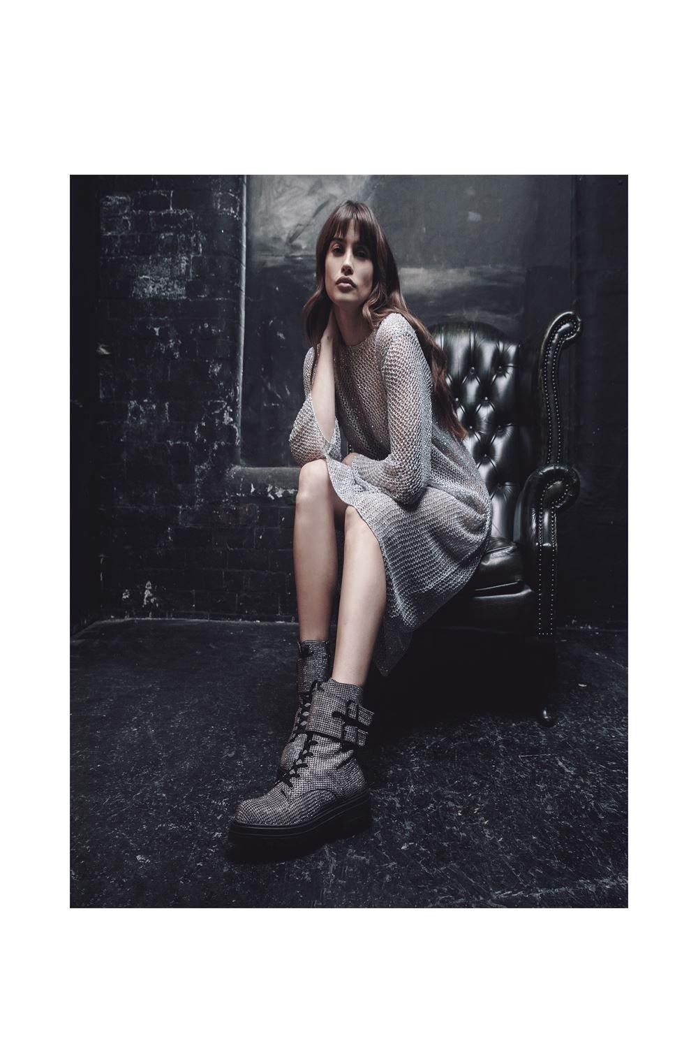 Moda In Pelle Zori' Textile Ankle Boots