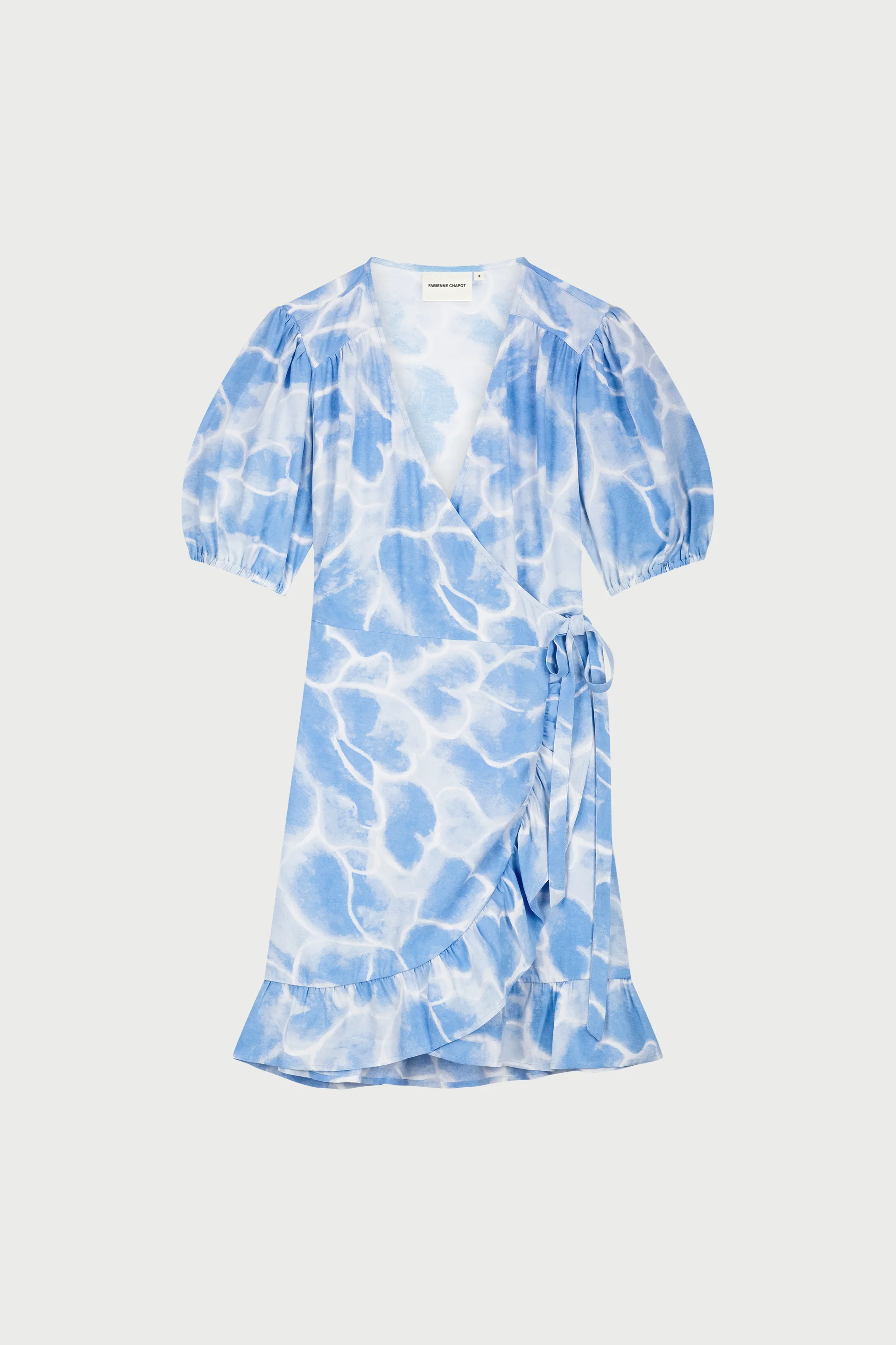Ariel Dress | Light Blue/Crispy White