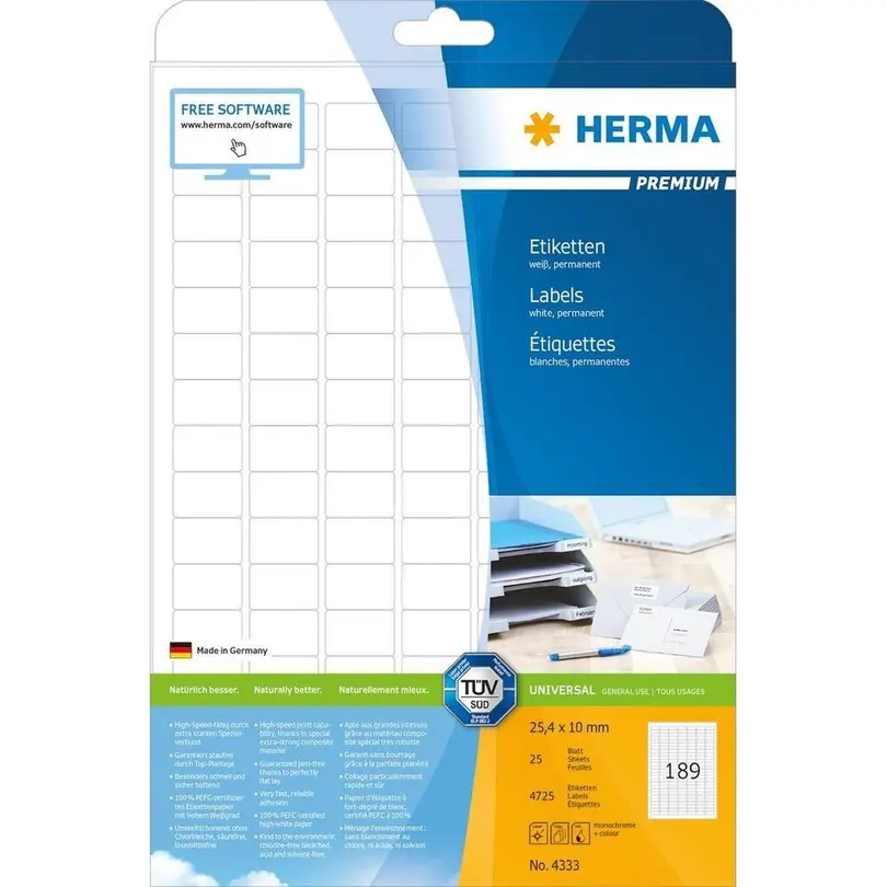 Etiketten Herma