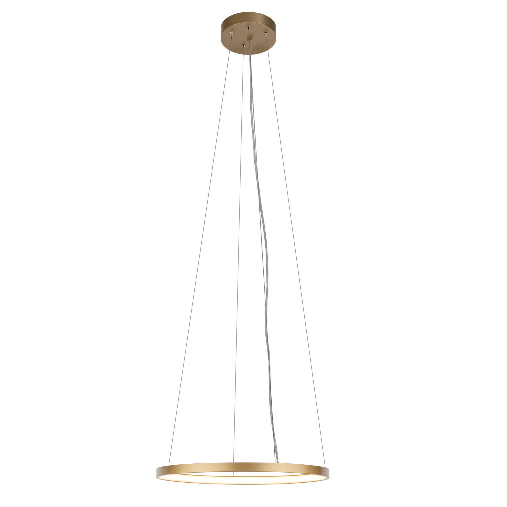 Lampa wisząca AGARI złoty mat LED 1x35W Neutralna biel 4682lm Shilo