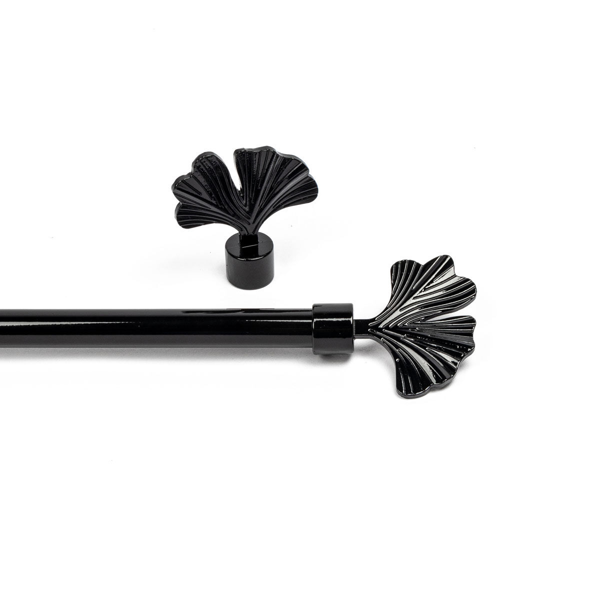 Kit extensível extremidade NIKKO preto laqueado 120-210cm