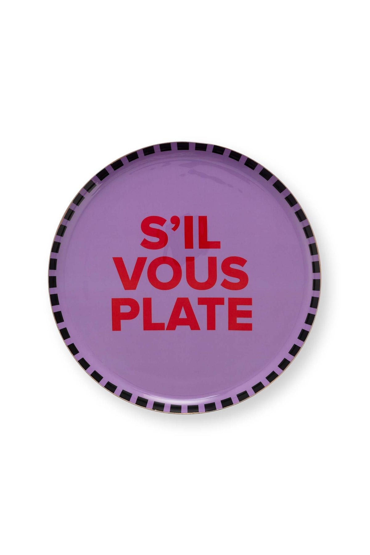 vtwonen - Wandbord - S'il Vous - Metaal - Meerkleurig - 30cm