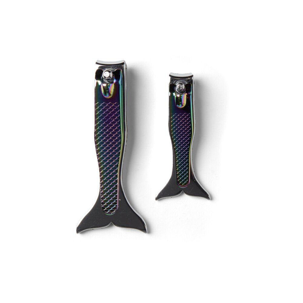 Lot de 2 coupe-ongles pieds et mains design sirène