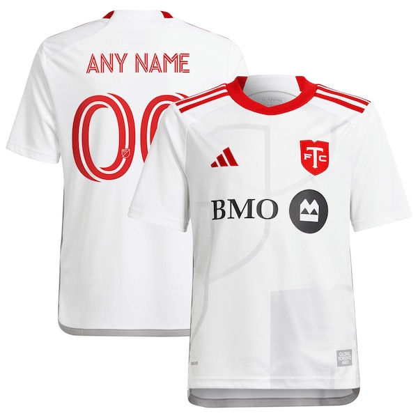 Toronto FC adidas Youth 2024 GTA Kit Replica Custom Jersey – White
