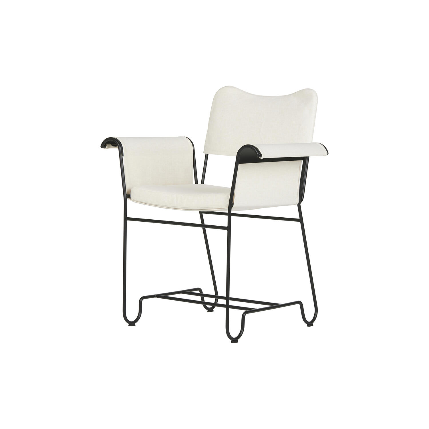 Tropique Dining Chair without Fringes, Udine Limonta 06/classic black