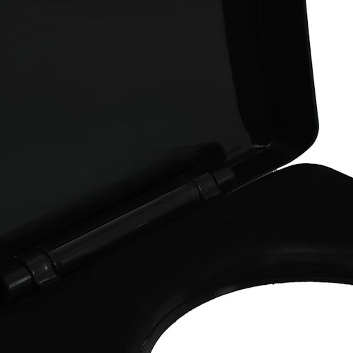 NNEVL Soft-close Toilet Seat with Quick-release Design Black