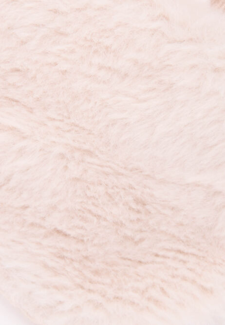 Womens Pink Fluffy Eye Mask
