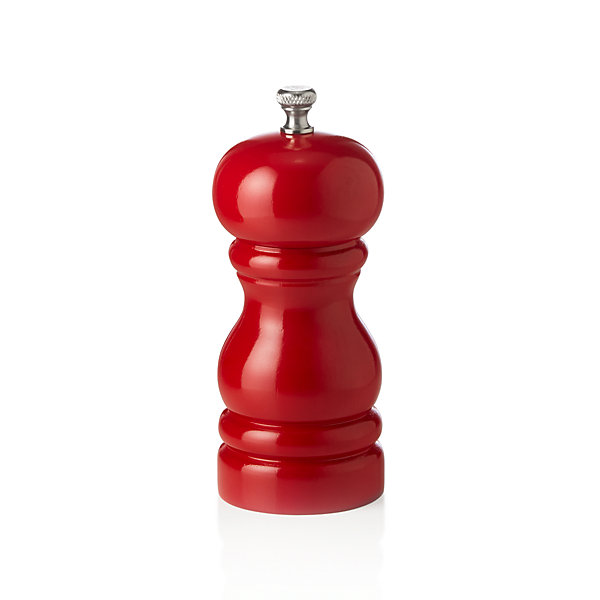 Moulin a sel en Bois rouge H 110 mm 54 mm - Was Germany