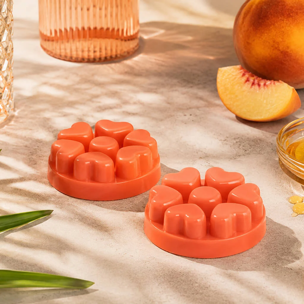 Peach Honey Citronella Scent Heart Melt