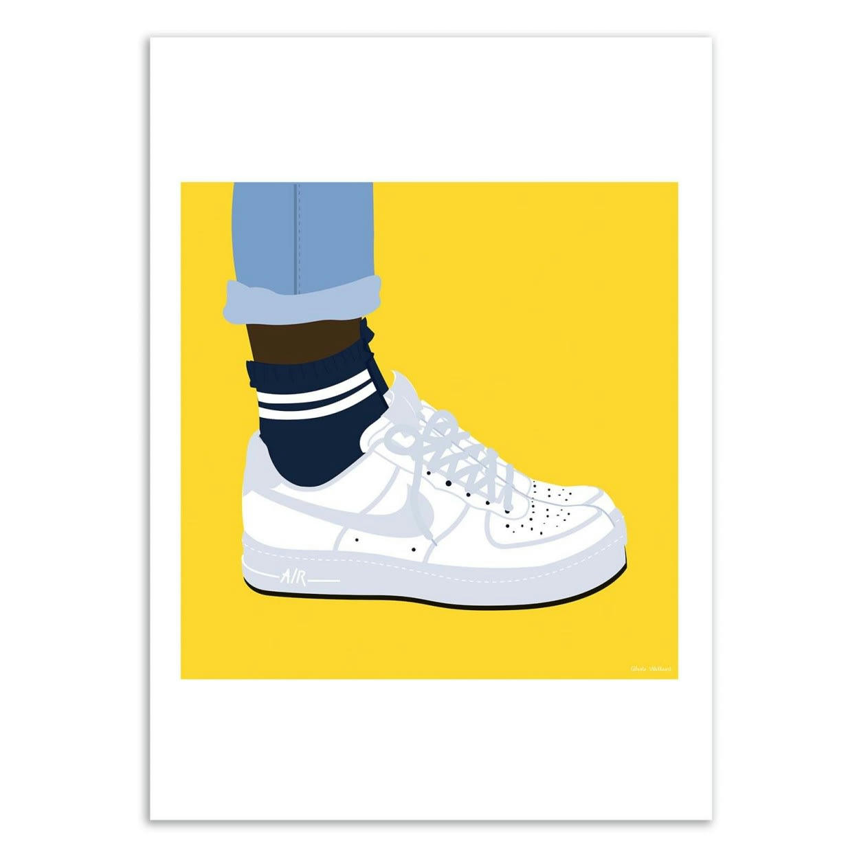 CÉLESTE WALLAERT - FORCE ONE - Affiche d'art 30 x 40 cm