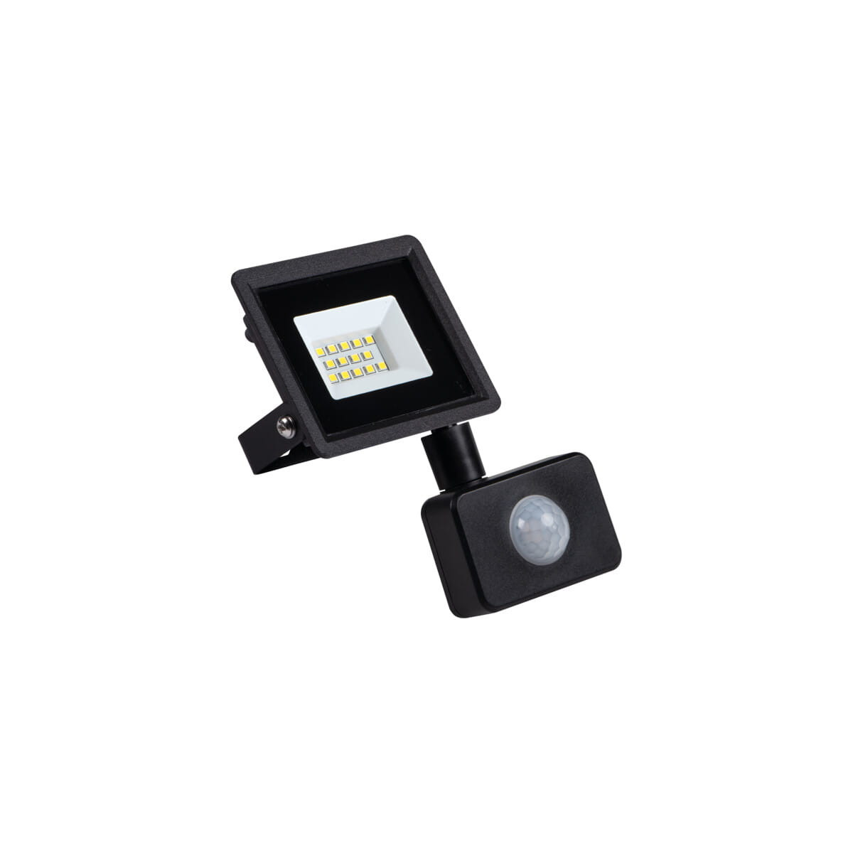 Naświetlacz LF z czujnikiem czarny LED 10W 800lm 4000K IP44 Miledo