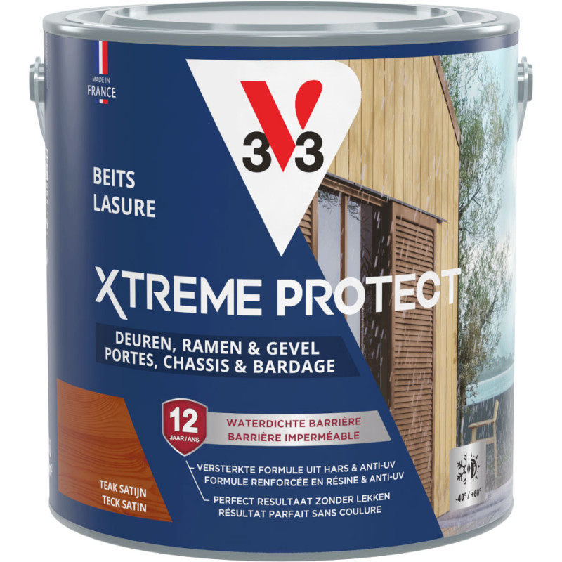 Lasure pour bois Xtreme Protect teck 2,5 L V33