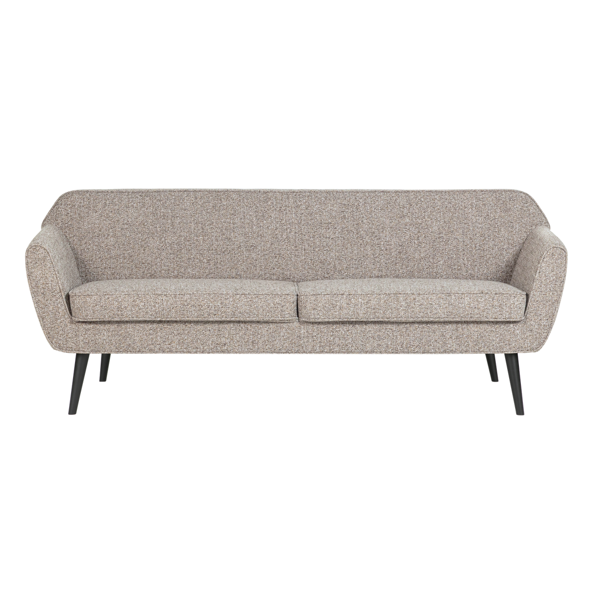 WOOOD bank Rocco 187 cm - Geweven Stof - Bruin Melange