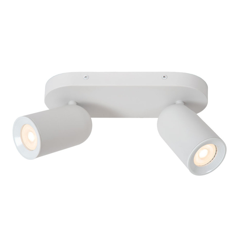 Spot LED Punch blanc GU10 2 x 35 W LUCIDE