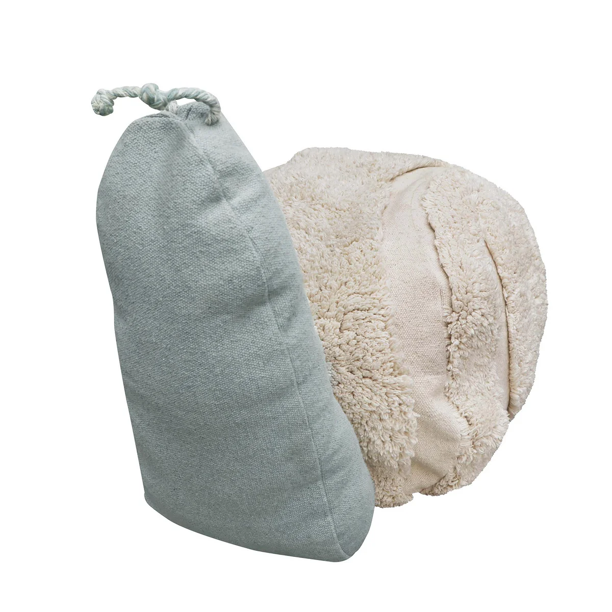 Lorena Canals - Pouf Mr. Snail, blau