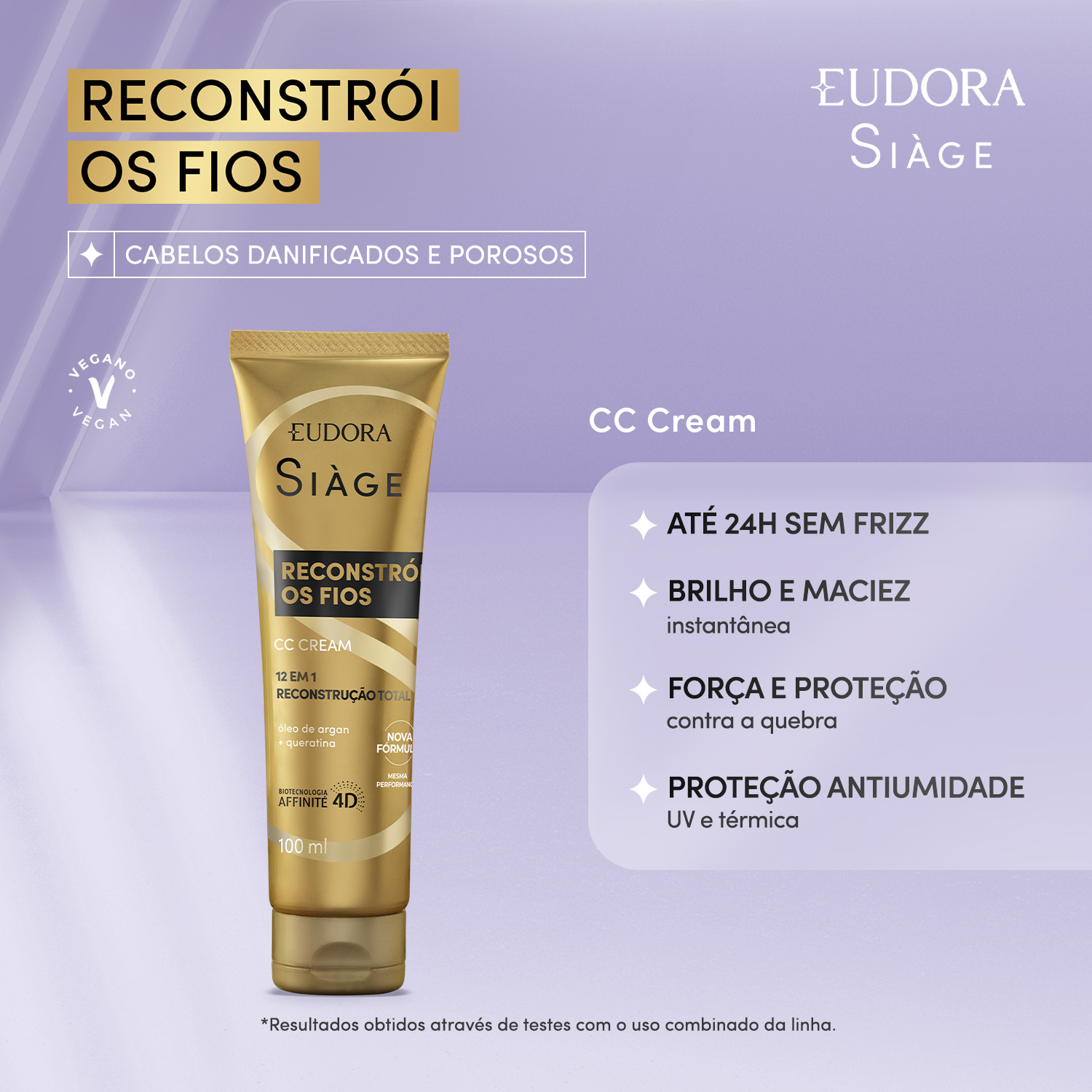 CC Cream Siàge Reconstrói os Fios 100ml