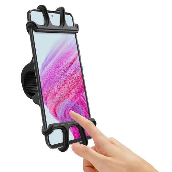 Fahrradhalterung »Flexible«, schwarz, Kunststoff