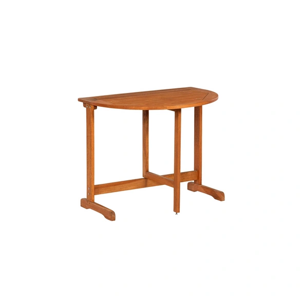 Gartentisch, BxHxT: 90 x 74 x 60 cm, Tischplatte: Eukalyptusholz