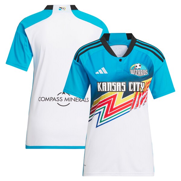 Sporting Kansas City adidas Women's 2024 Archive Replica Jersey - White