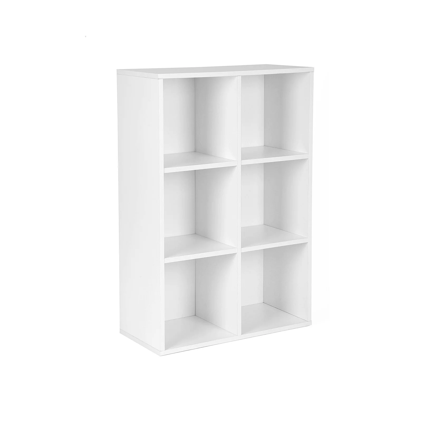 Meuble rangement 6 casiers blanc