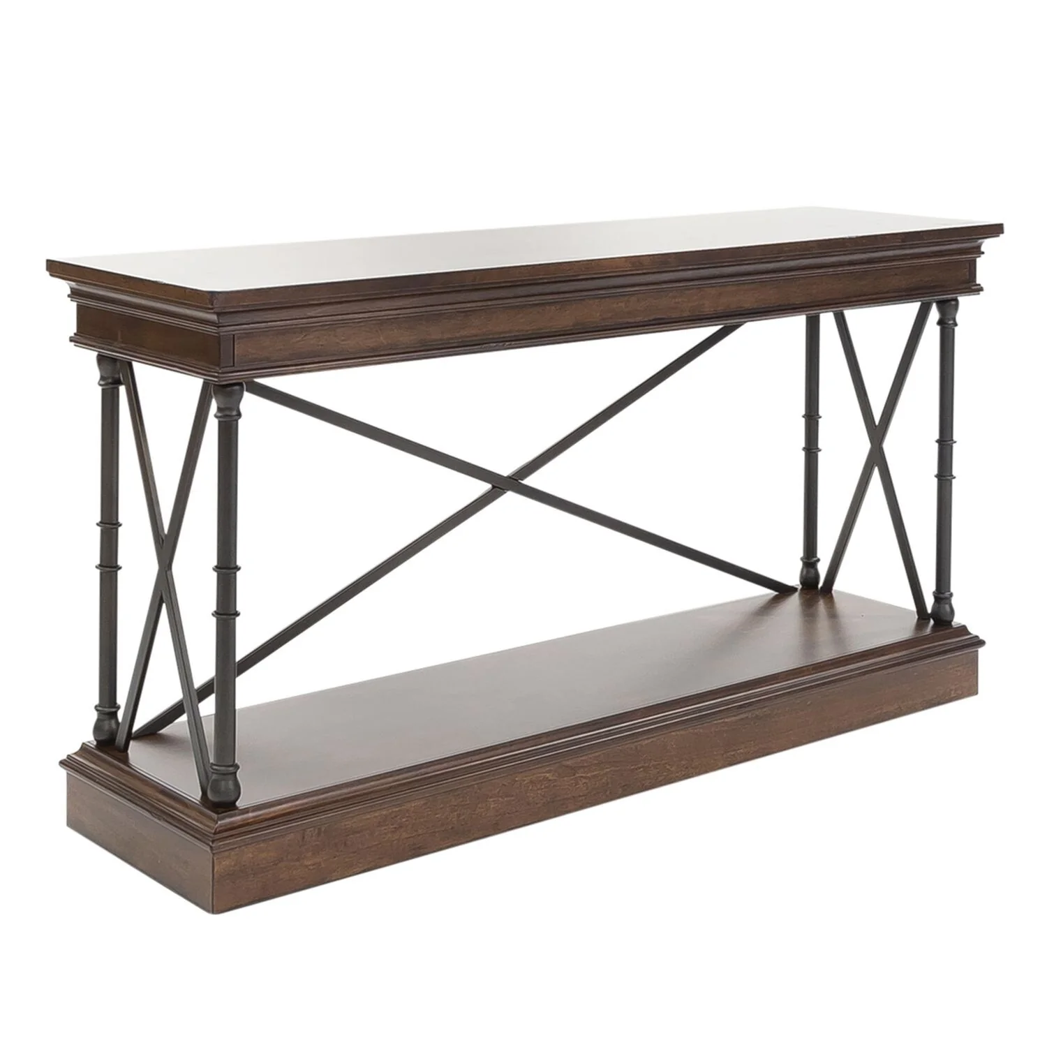Tribeca Cordovian Brown Sofa Table