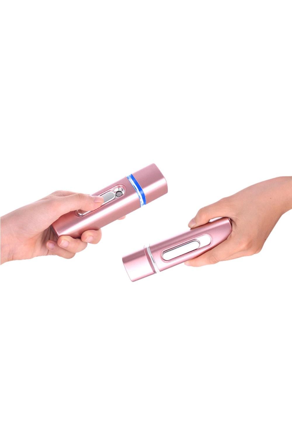 AQUARIUS 2 in 1 Portable Nano Mist Sprayer Handheld - Rose Gold
