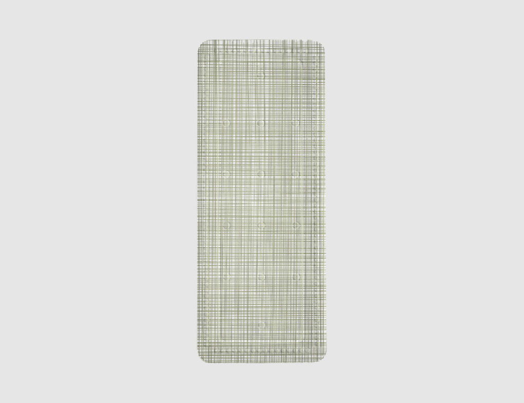 Wanneneinlage Weiß, Grün 36x92