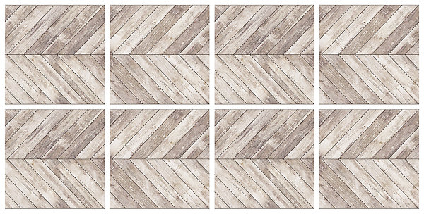 Lot 8 carreaux adhésifs décoratifs Vinyl Way Florence Dada Art effet Imitation parquet bois L.20 x L.20 cm x ep.1,3 mm