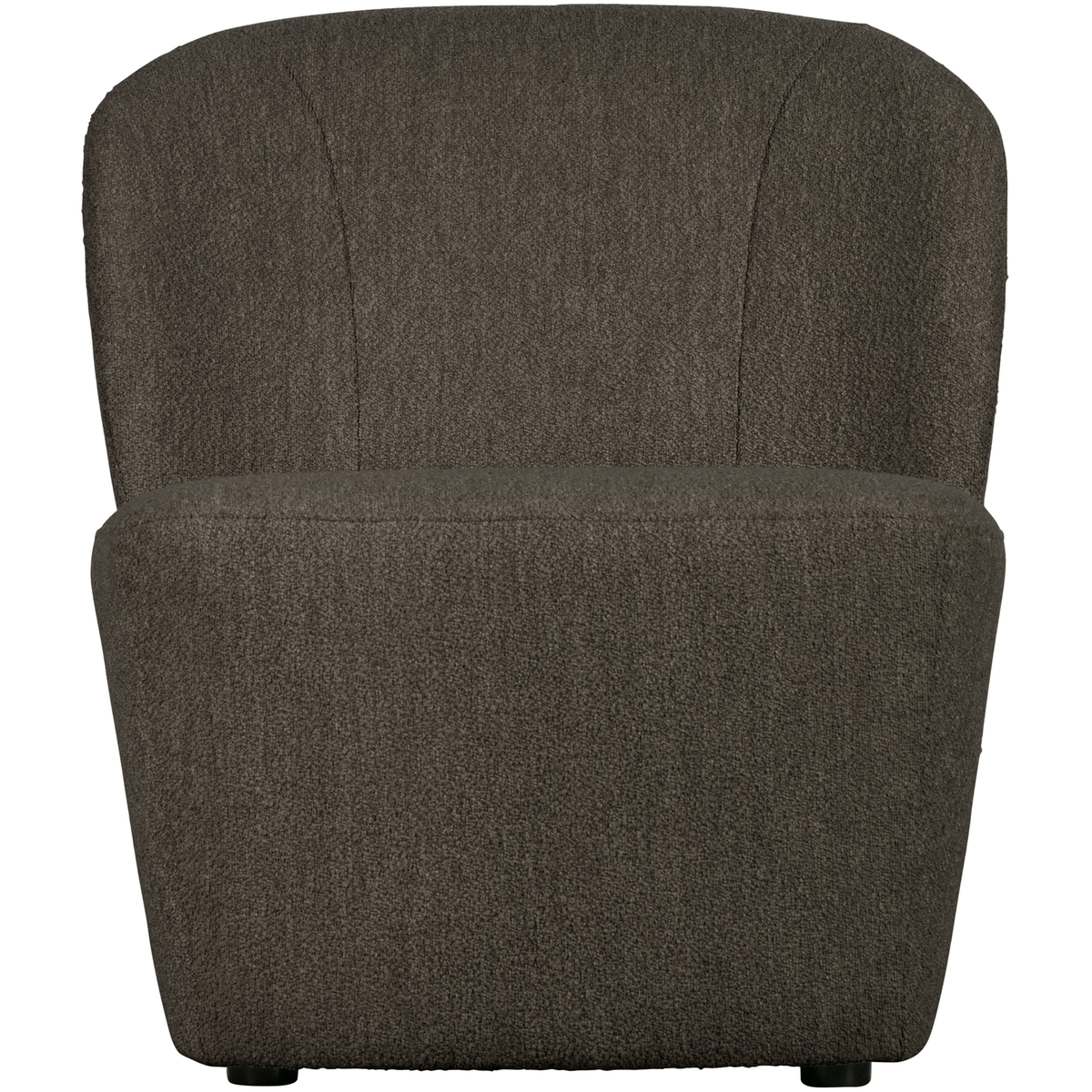vtwonen fauteuil Lofty - Polyester - Bruin - 75x68x72