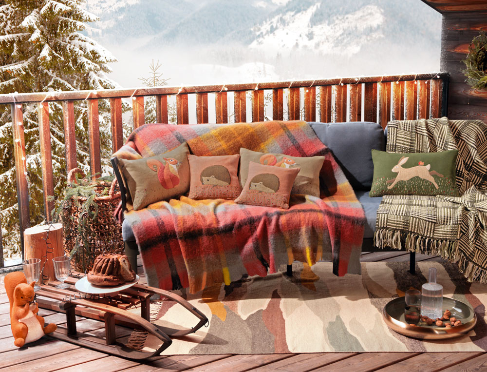 Plaid tissé-teintRelais des Vosges