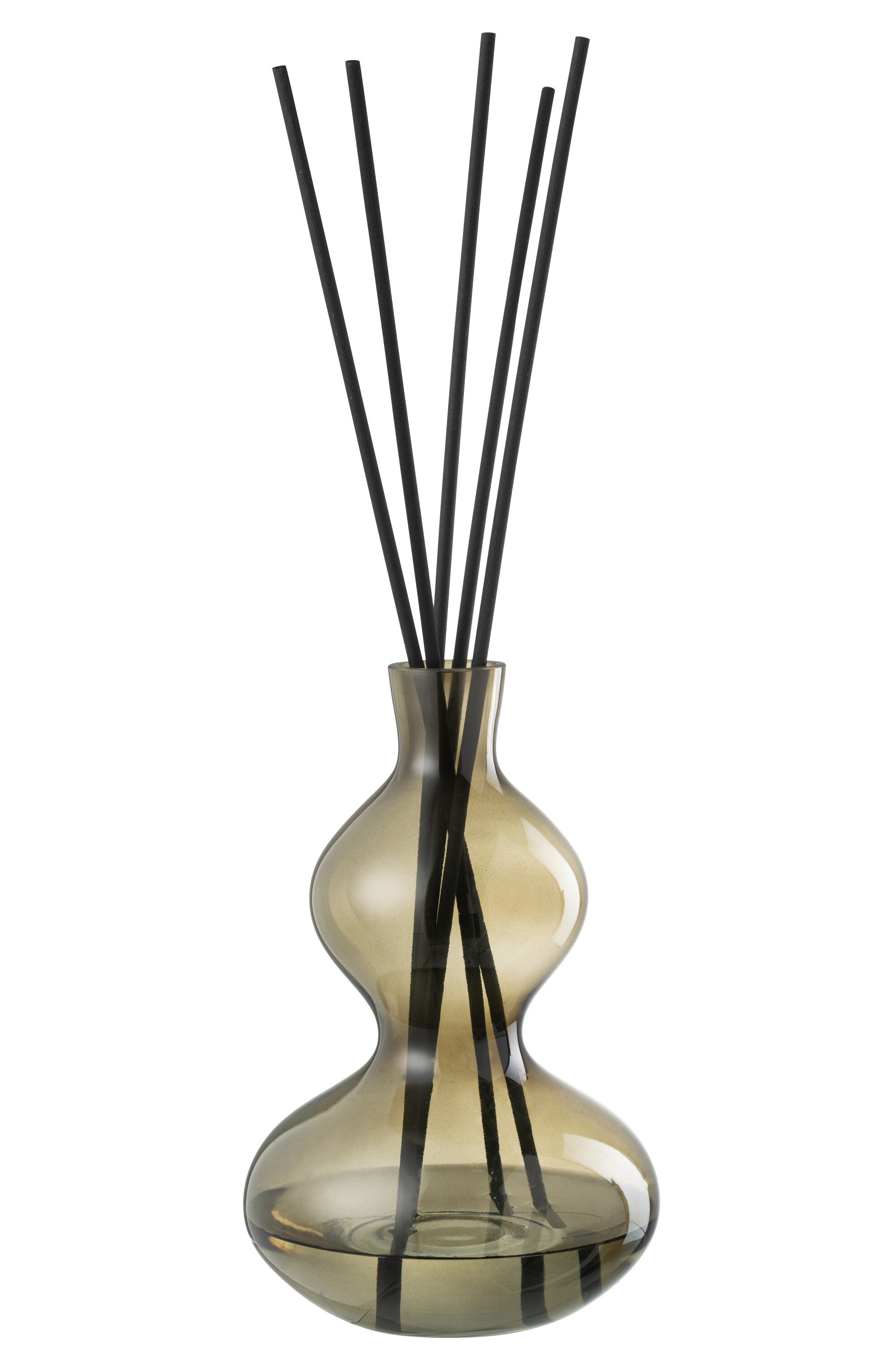 J-Line geurstokjes Olive & Frank Incense - glas - groen - large