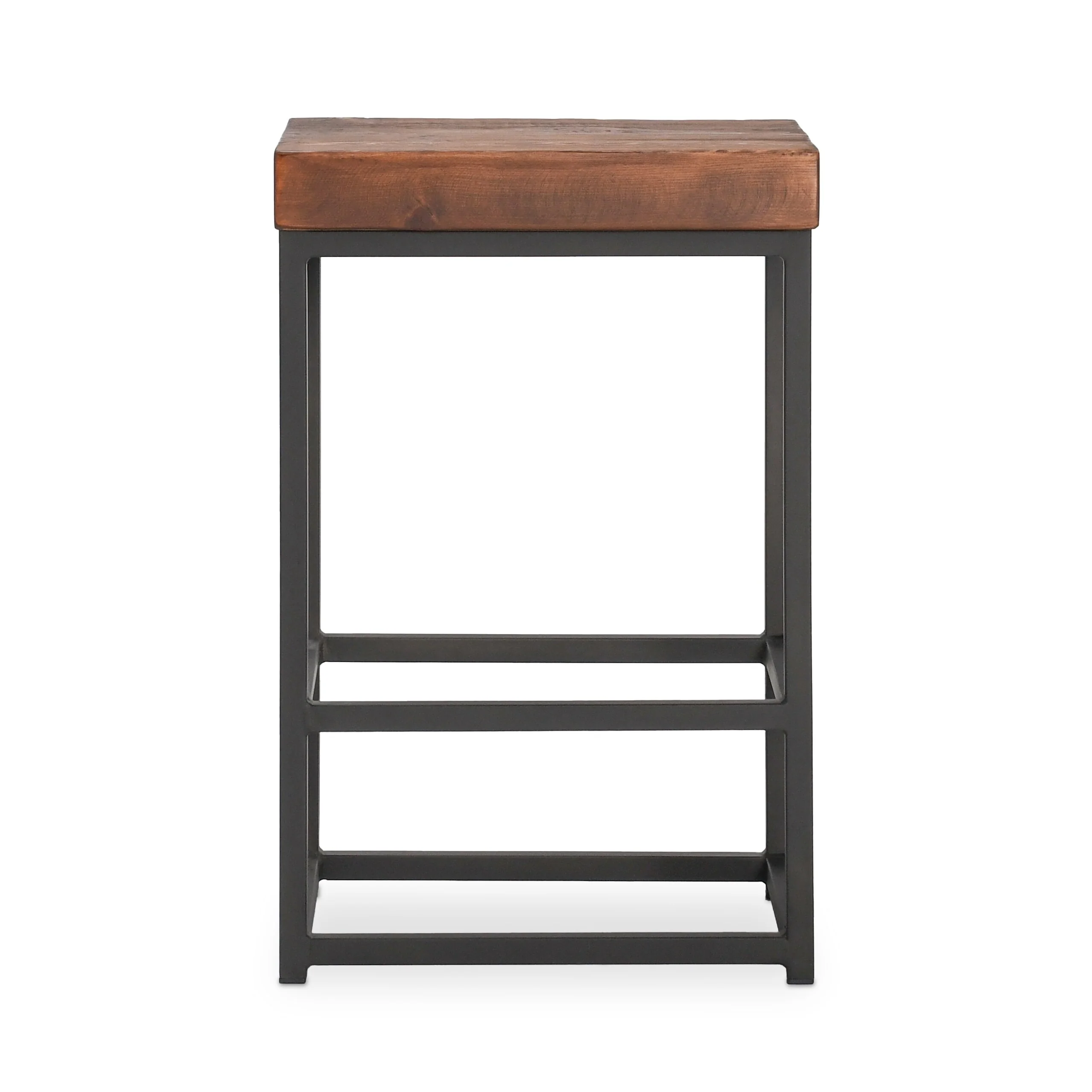Carbon Loft Borrelli Reclaimed Wood Bar Stool