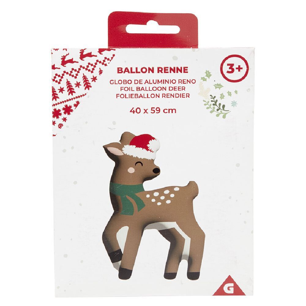 Ballon renne 59x55cm