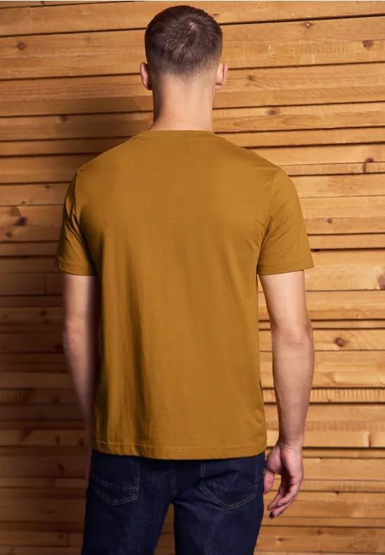Basic T-Shirt aus reiner Baumwolle