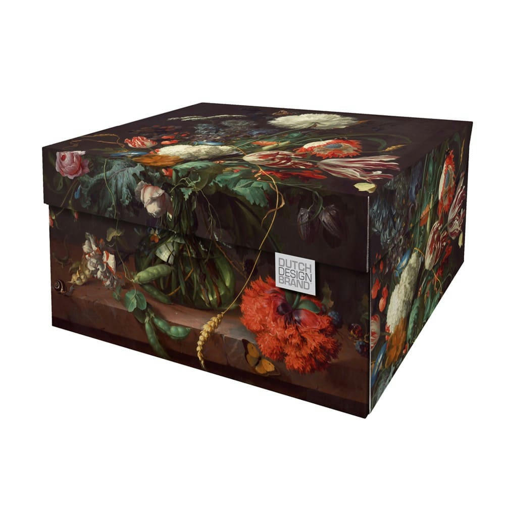 FLOWERS - Boite de rangement 39,5x32cm
