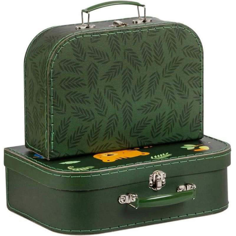 - Lot de 2 valisettes de rangement Tigre