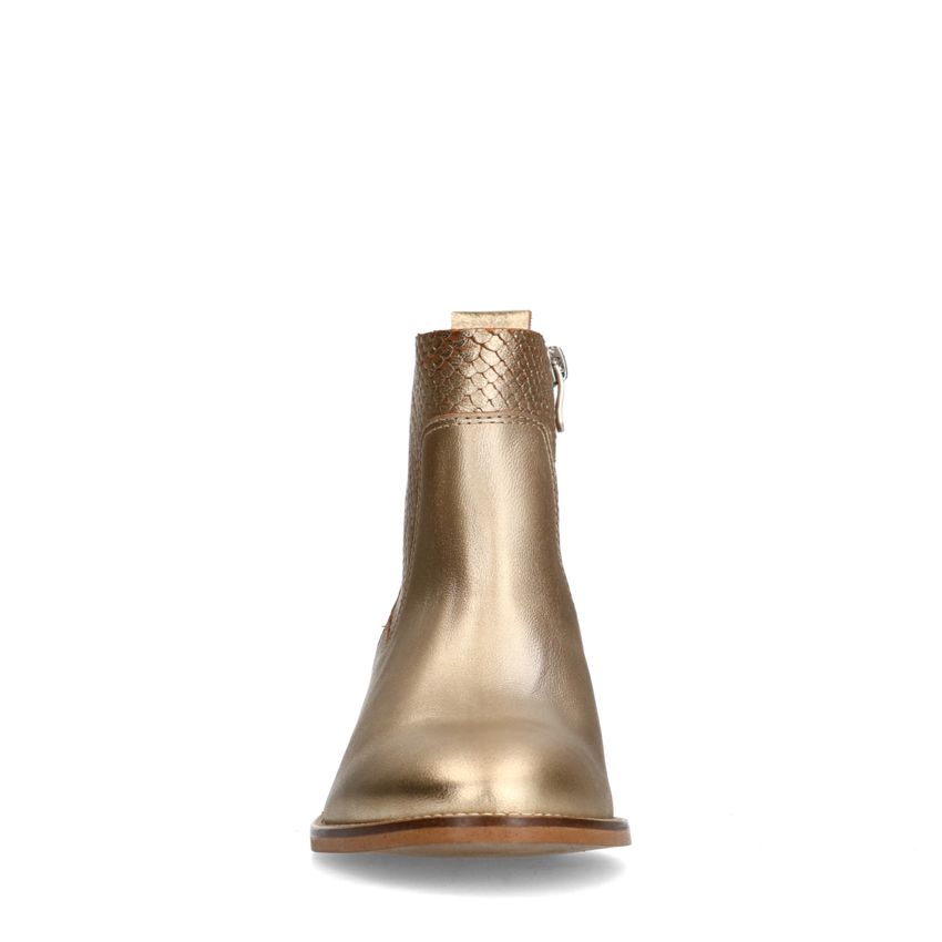 Manfield Gouden leren cowboylaarsjes