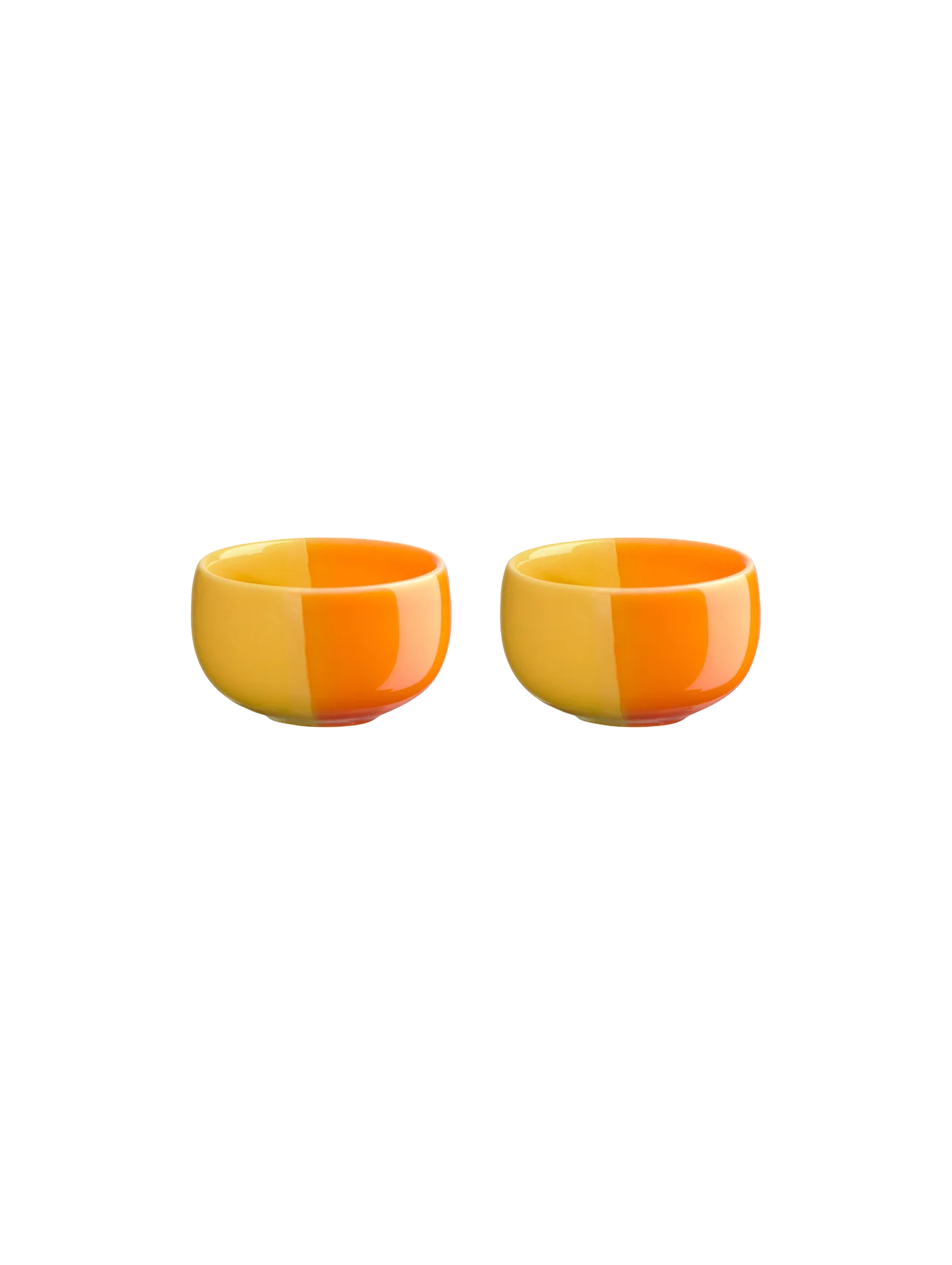 2er set eierbecher, orange smoothie