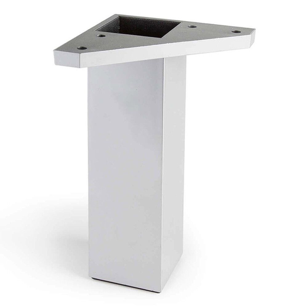 MØBELBEN REI ABS-PLAST 40X40X150MM ALUMINIUM