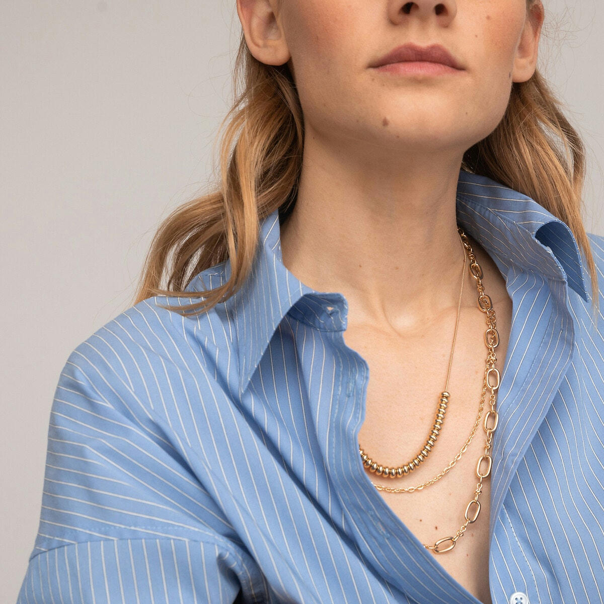 Collier chaînes multi tangs
