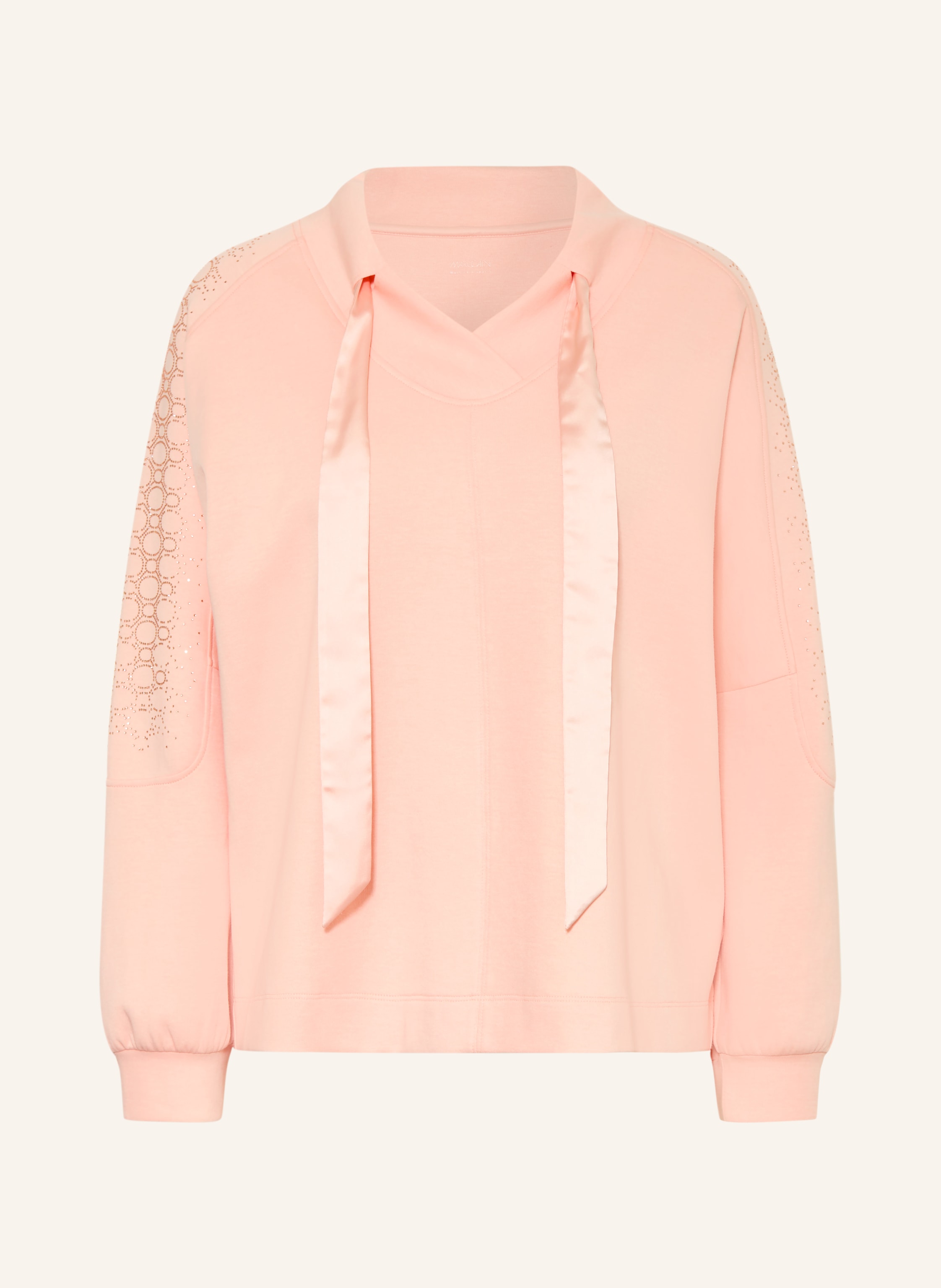 MARC CAIN Sweatshirt mit Schmucksteinen