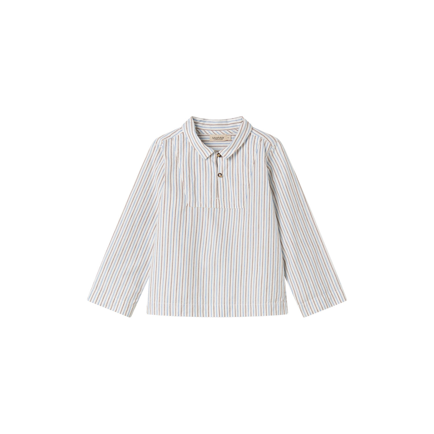 Tovas Shirt, blue iris stripe