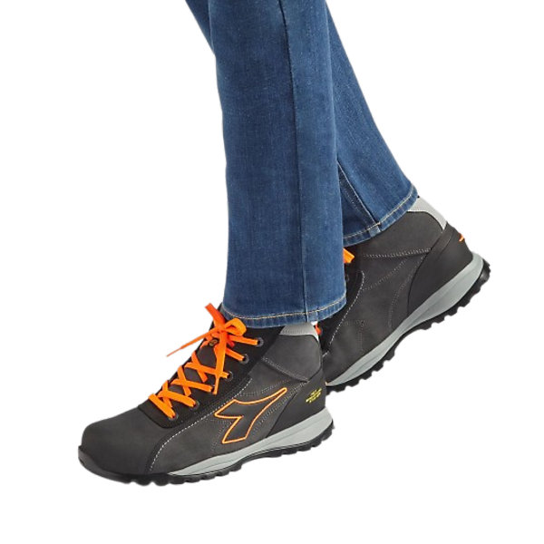 Chaussures de sécurité montantes DIADORA GLOVE NET MID PRO S3L Gris / Orange 42