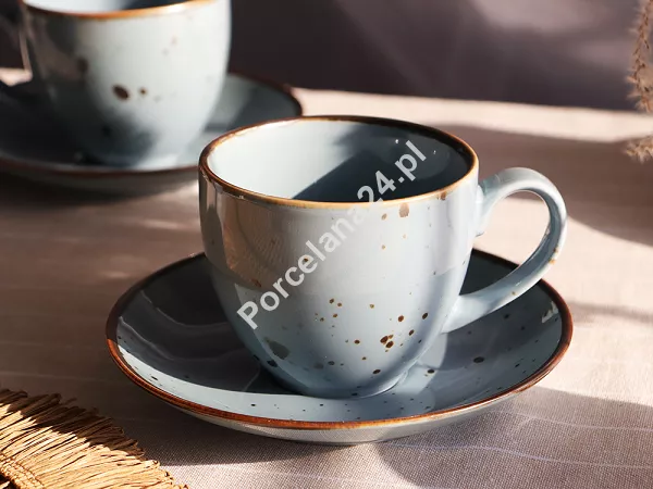 Filiżanka ze spodkiem 0,3 L / 16 cm Bogucice - Alumina Cottage Jeans 1221