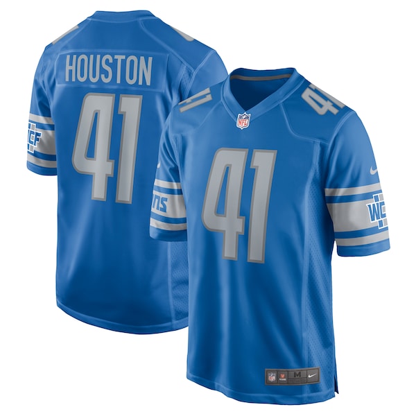 James Houston Detroit Lions Nike  Game Jersey -  Blue