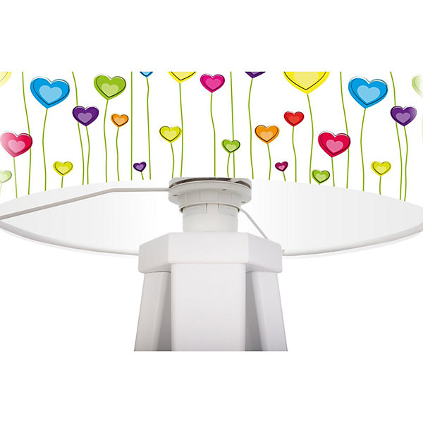 Lampe de chevet kids foto-026 30 x 30 x 45 cm Blanc