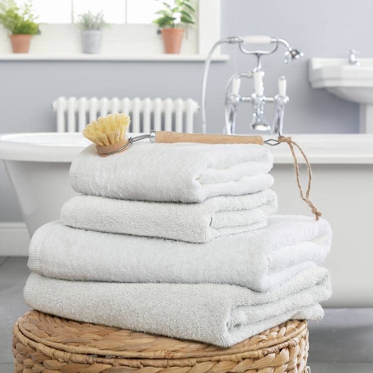 Habitat Lyocell 4 Piece Towel Bale - White