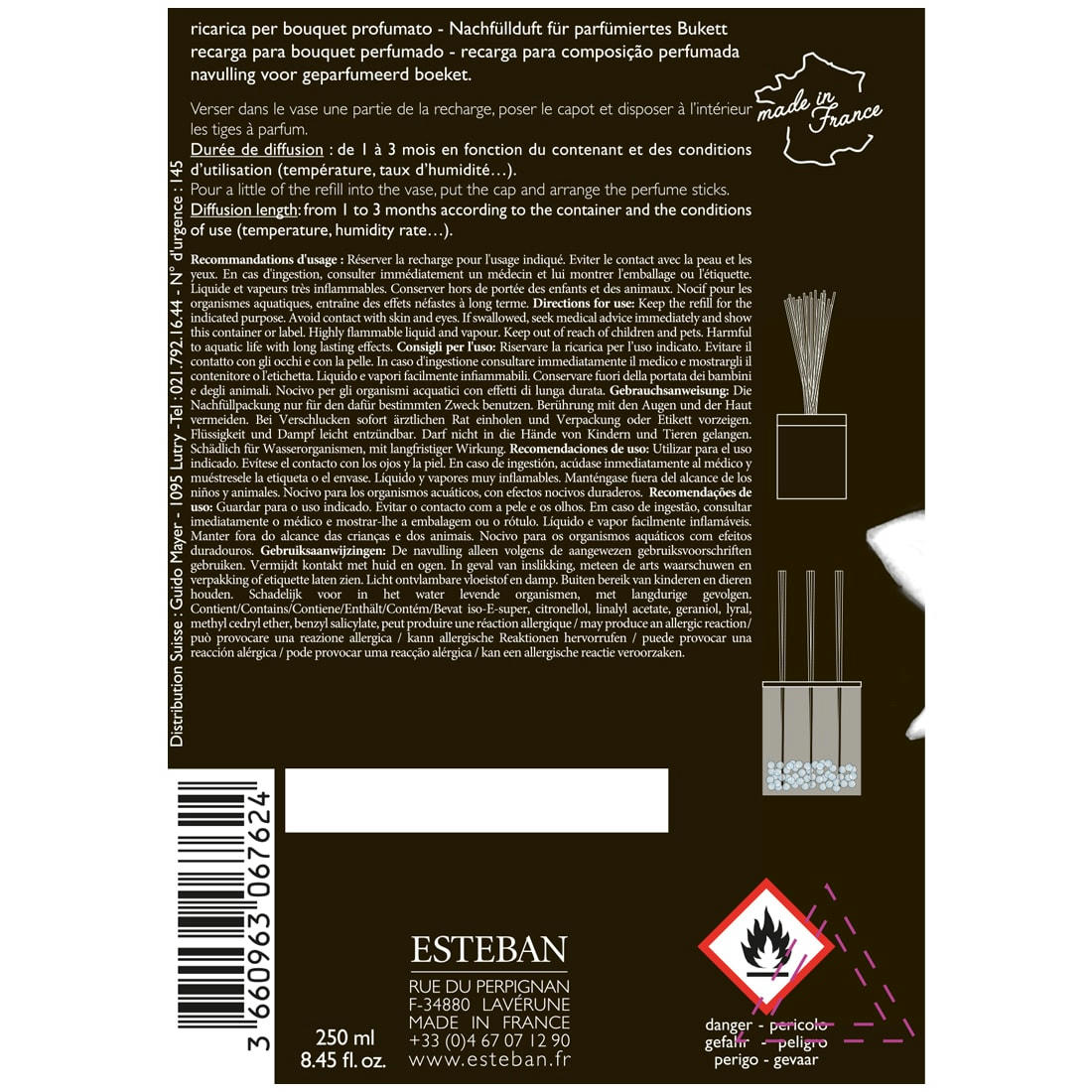 NÉROLI - Recharge bouquet 250ml